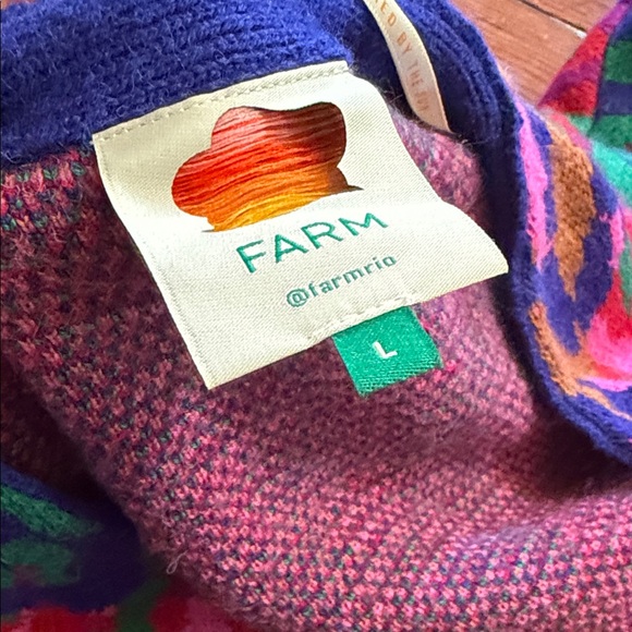 FARM Rio Multicolor Leopard Print Cardigan - Picture 3 of 3